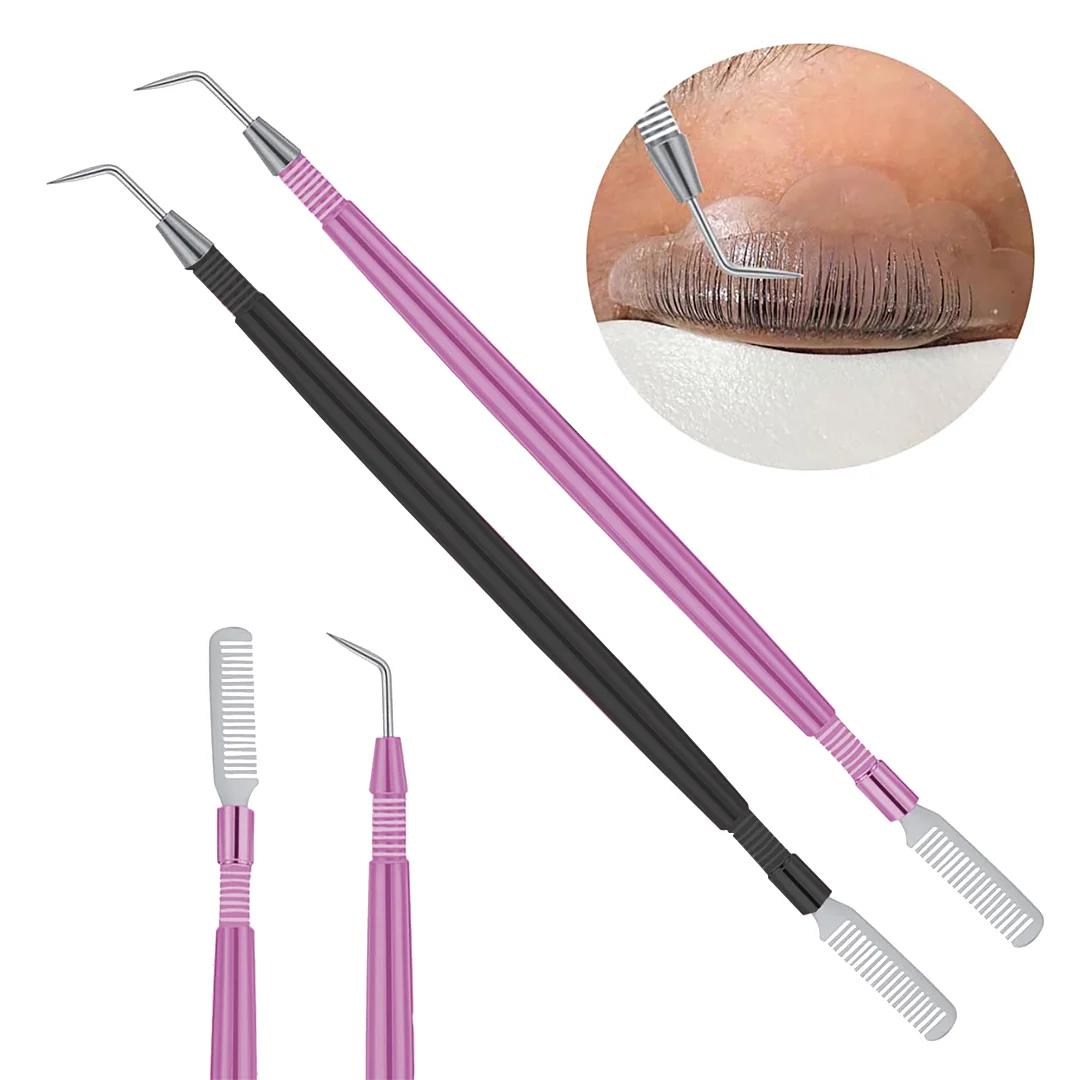 PINZA PARA LIFTING DE PESTAÑAS CON PEINETA