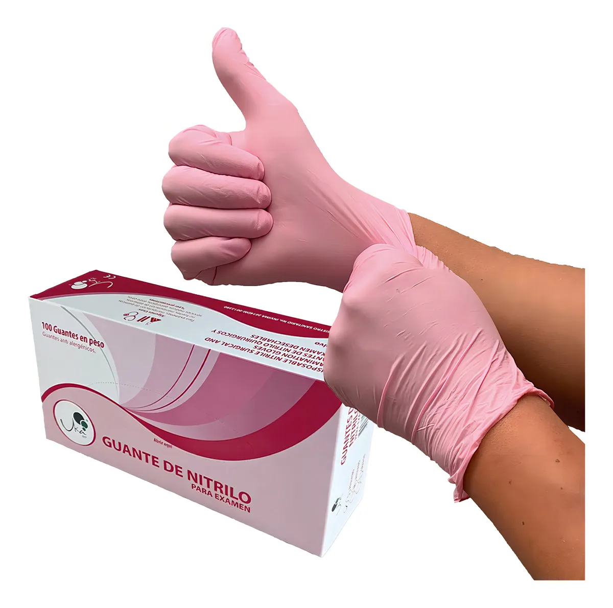 GUANTES DE NITRILO X 100